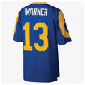 Yuxns LA.Rams #13 Kurt Warner Player Royal Mitchell & Ness Legacy Retired Limited Stitched Jerseys