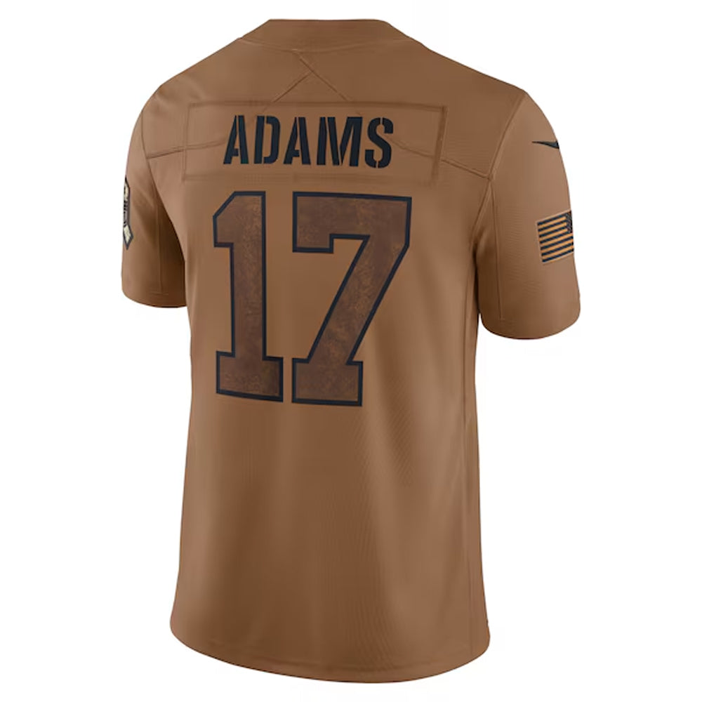 Pkot LA.Rams #17 Davante Adams Player Brown Salute To Service Limited Stitched Jerseys
