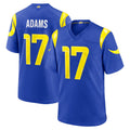 Yuxns LA.Rams #17 Davante Adams Player Royal Limited Home Game Stitched Jerseys