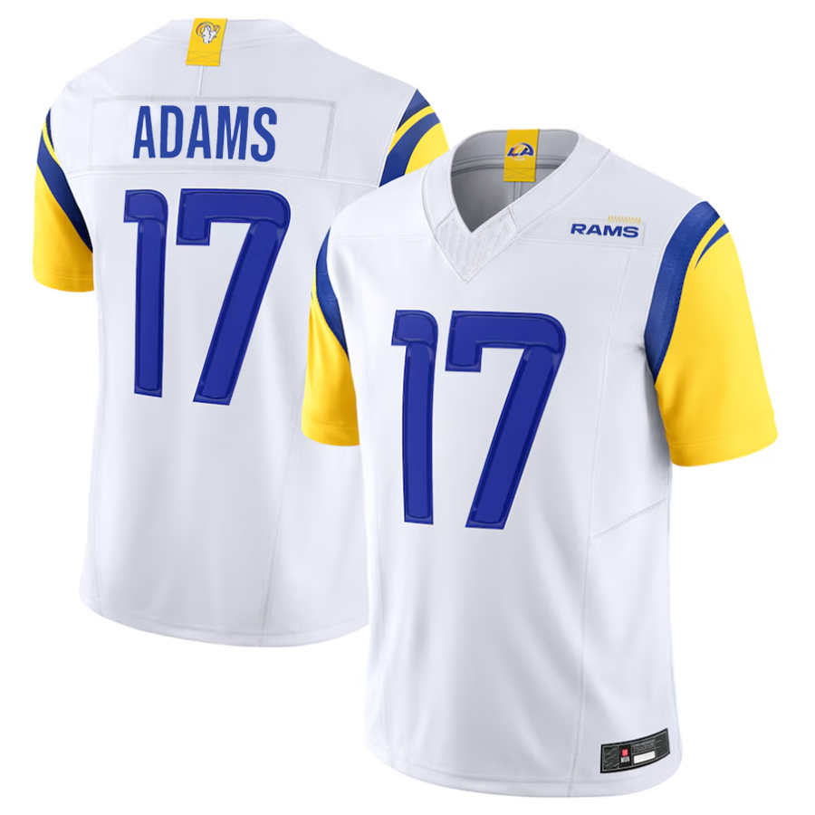 Pkot LA.Rams #17 Davante Adams Player White F.U.S.E. Limited Stitched Jerseys