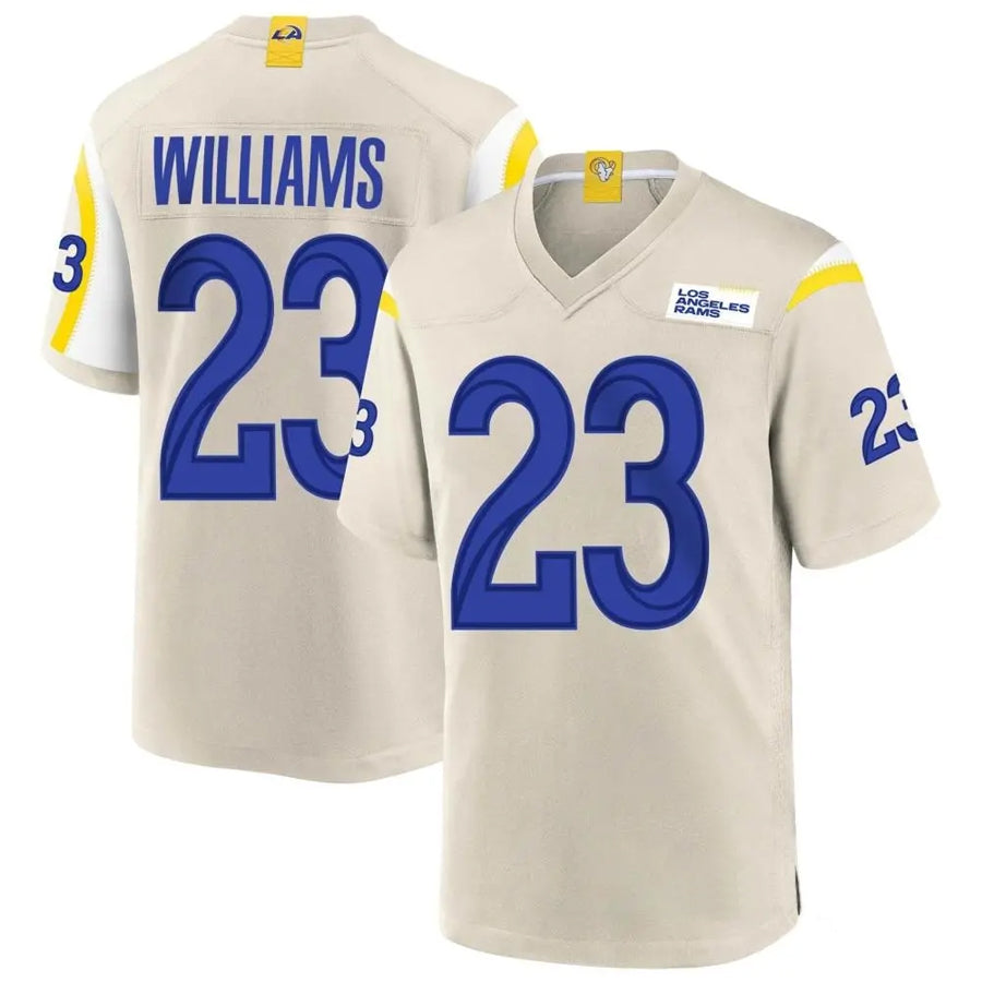 PkotLA.Rams #23 Kyren Williams Player Bone Replica Game Stitched Jerseys