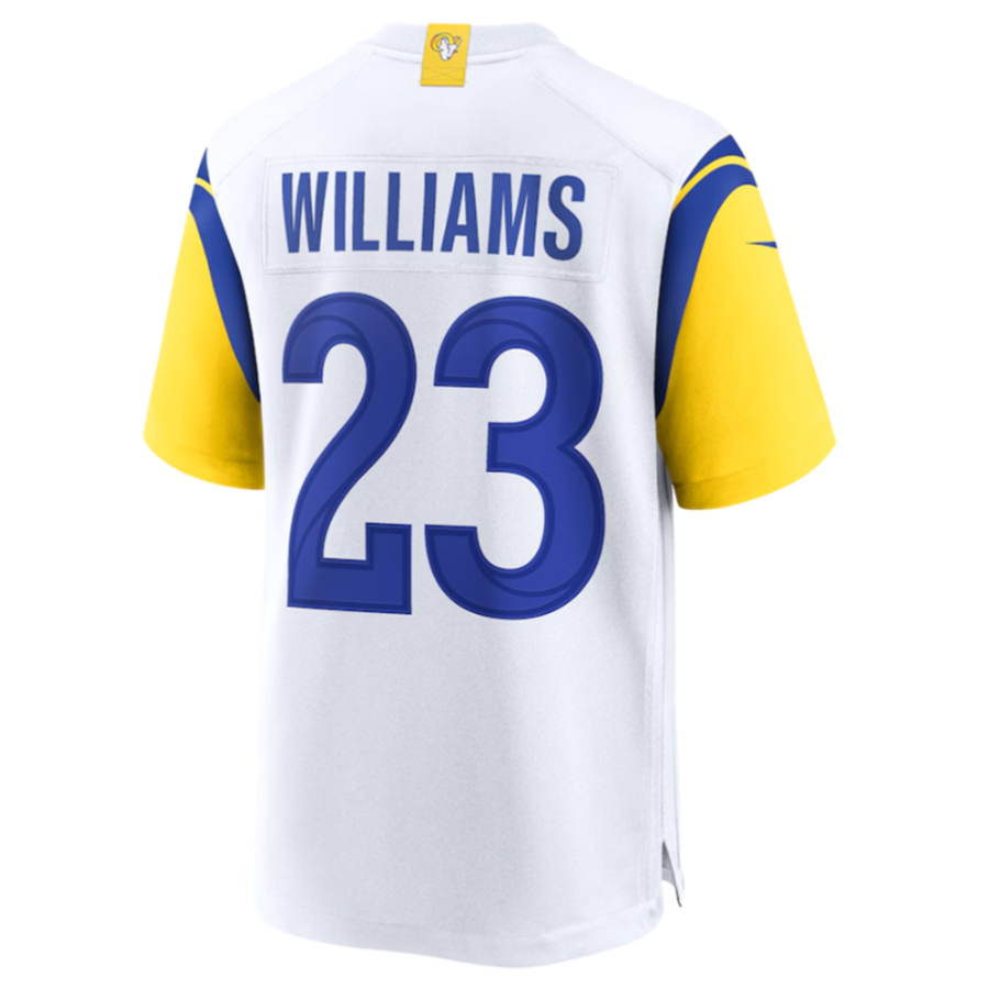 Pkot LA.Rams #23 Kyren Williams White Game Jersey American Stitched Jerseys