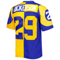 Yuxns  LA.Rams #29 Eric Dickerson Mitchell & Ness RoyalGold 1984 Split Legacy Replica Stitched Jerseys