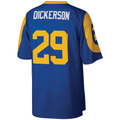 Yuxns  LA.Rams #29 Eric Dickerson Mitchell & Ness Royal Legacy Replica Puhic Stitched Jerseys