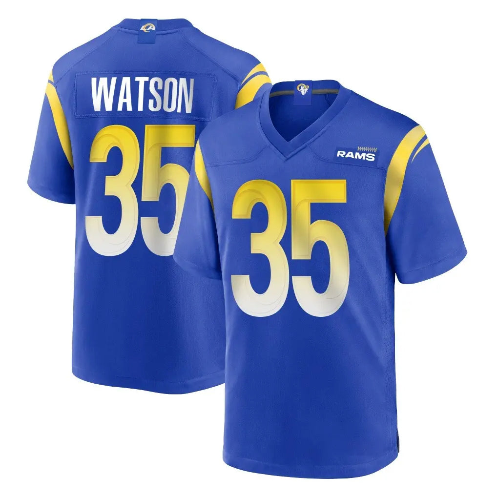 Yuxns LA.Rams #35 Jaylen Watson Player Royal Home Game Stitched Jerseys