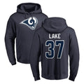 Yuxns LA.Rams #37 Quentin Lake Player Navy Pullover Hoodie Limited Game Stitched Jerseys