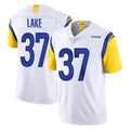 Yuxns LA.Rams #37 Quentin Lake Player White Limited Vapor Untouchable Home Game Stitched Jerseys