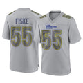 Yuxns LA.Rams #55 Braden Fiske Player Gray Atmosphere Fashion Home Game Stitched Jerseys