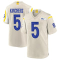 Yuxns LA.Rams #5 Kamren Kinchens Player Bone Home Game Stitched Jerseys