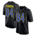 Yuxns LA.Rams #84 Colby Parkinson Player Black Fashion Limited Home Game Stitched Jerseys