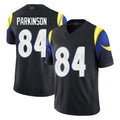 Yuxns LA.Rams #84 Colby Parkinson Player Black Midnight Rivalries Collection Limited Home Game Stitched Jerseys