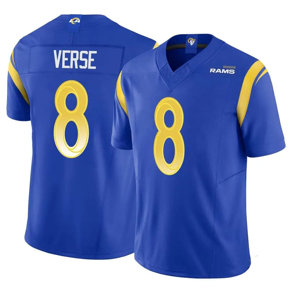 Yuxns LA.Rams #8 Jared Verse Player Arctic Camo Salute to Service Limited Stitched Jerseys