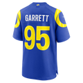 Pkot LA.Rams #95 Myles Garrett Royal Game Stitched Jerseys