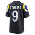 Pkot LA.Rams #9 Matthew Stafford Player Midnight Blue Rivalries Collection Game Stitched Jerseys