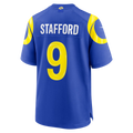 Yuxns LA.Rams #9 Matthew Stafford Royal Team Game Player Stitched Jerseys