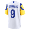 Pkot LA.Rams #9 Matthew Stafford White White Game Player Stitched Jerseys