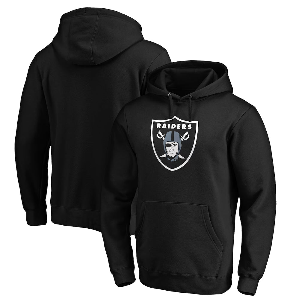 Yuxns LV.Raiders Black LOGO Pullover Hoodies Home Game Blank Player Stitched Jerseys
