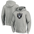 Yuxns LV.Raiders Gray LOGO Pullover Hoodies Home Game Blank Player Stitched Jerseys