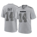 Yuxns LV.Raiders #14 Matt Gay Player Gray Atmosphere Fashion Limited Game Stitched Jerseys