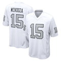 Yuxns LV.Raiders #15 Fernando Mendoza Player White Limited Home Game Stitched Jerseys