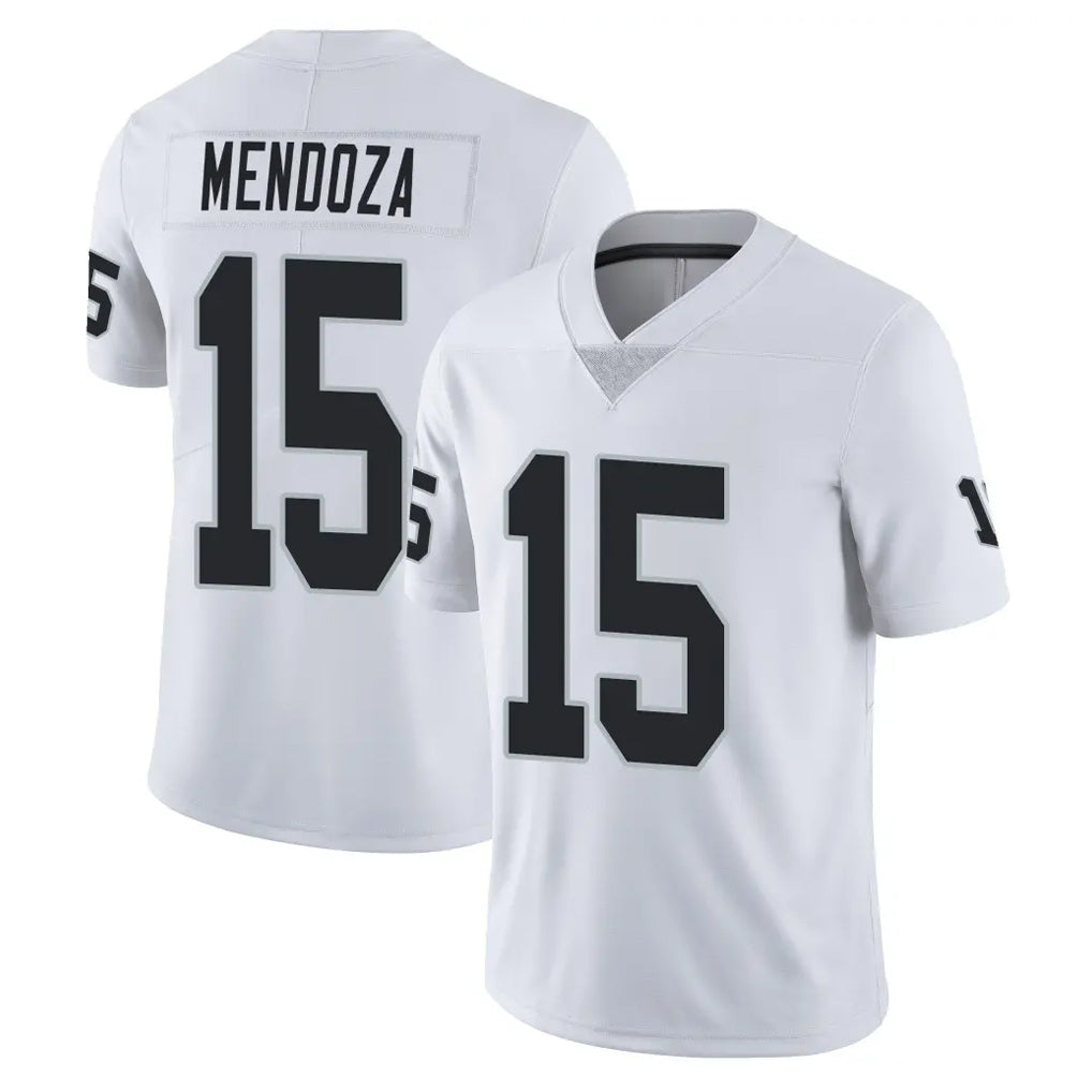 Yuxns LV.Raiders #15 Fernando Mendoza Player White Limited Vapor Untouchable Home Game Stitched Jerseys