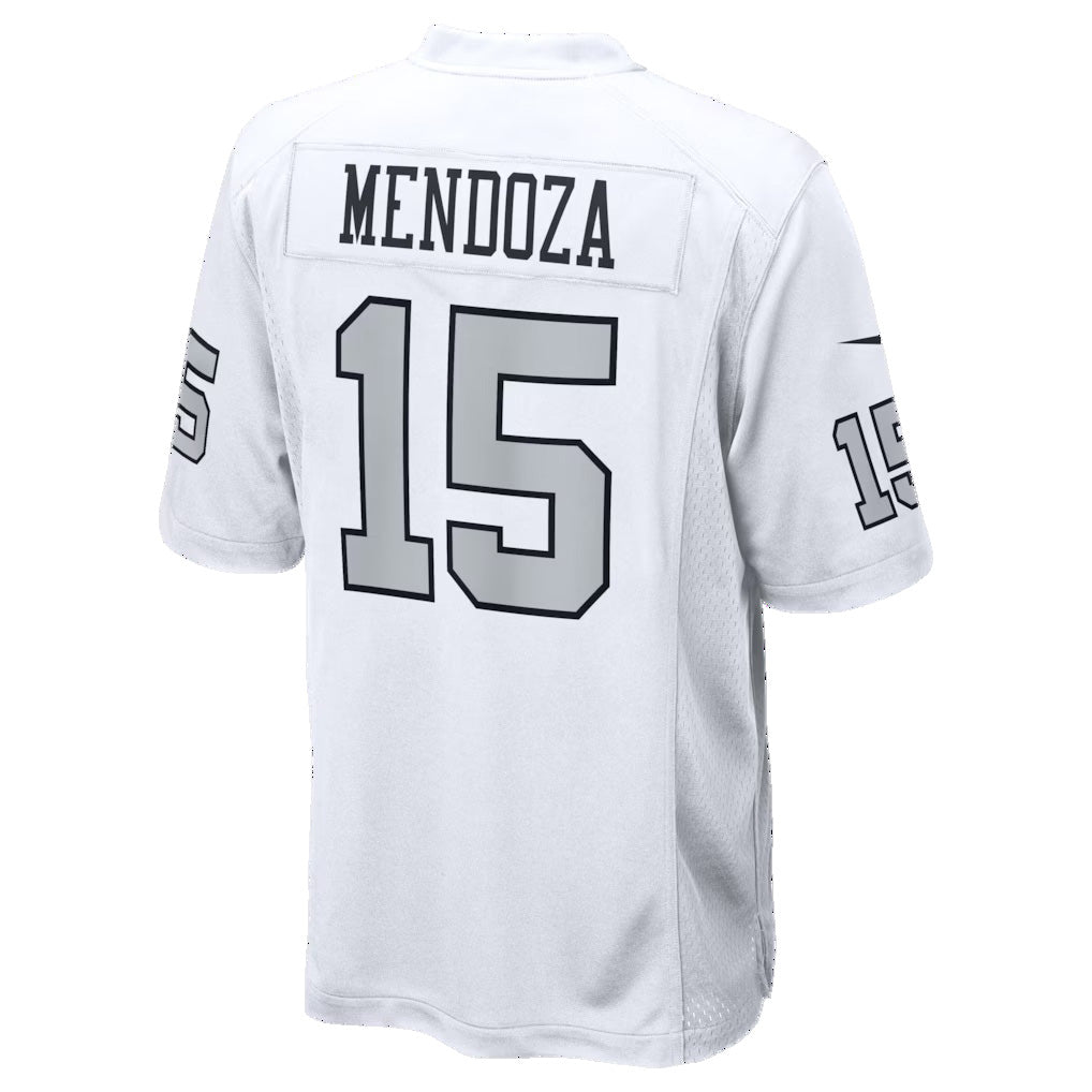 Yuxns LV.Raiders #15 Fernando Mendoza White Alternate Game Player Stitched Jerseys