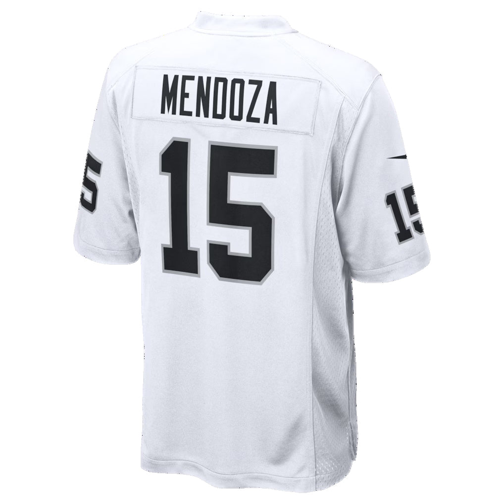 Yuxns LV.Raiders #15 Fernando Mendoza White Game Player Stitched Jerseys