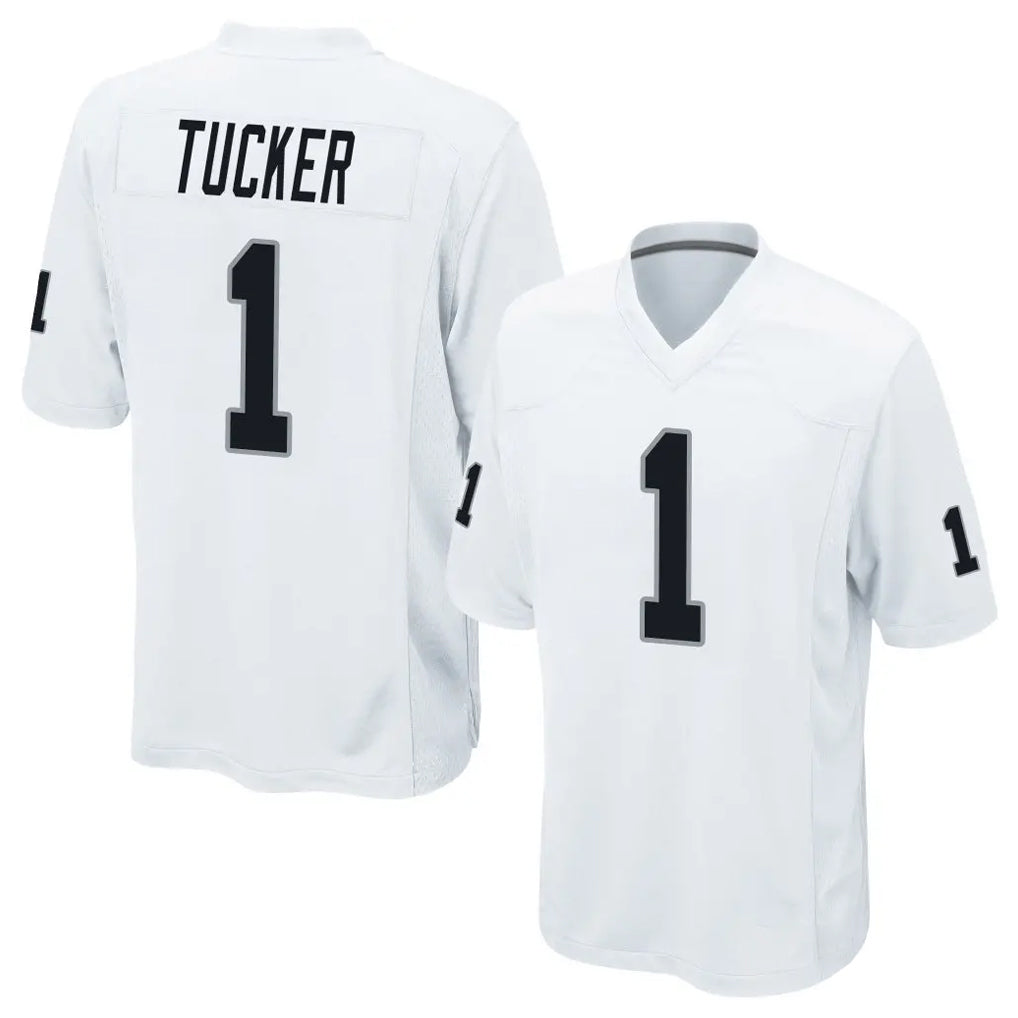 Yuxns LV.Raiders #1 Tre Tucker Player White Home Game Stitched Jerseys
