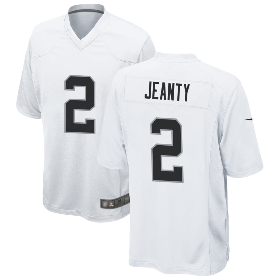 Yuxns LV.Raiders #2 Ashton Jeanty Player White Game Stitched Jerseys