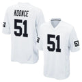 Yuxns LV.Raiders #51 Malcolm Koonce Player White Home Game Stitched Jerseys
