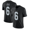 Yuxns LV.Raiders #6 A.J. Cole Player Black Limited Vapor Untouchable Home Game Stitched Jerseys