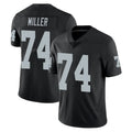 Yuxns LV.Raiders #74 Kolton Miller Player Black Limited Vapor Untouchable Home Game Stitched Jerseys