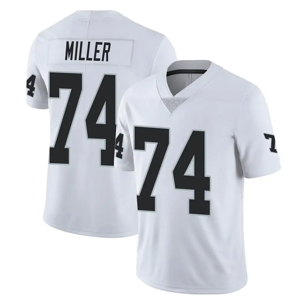 Yuxns LV.Raiders #74 Kolton Miller Player White Limited Vapor Untouchable Home Game Stitched Jerseys