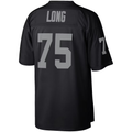 Yuxns  LV.Raiders #75 Howie Long Mitchell & Ness Black Retired Player Legacy Replica Stitched Jerseys