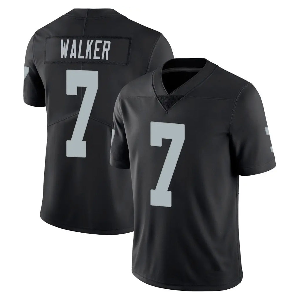 Yuxns LV.Raiders #7 Quay Walker Player Black Limited Vapor Untouchable Home Game Stitched Jerseys