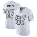 Yuxns LV.Raiders #87 Michael Mayer Player White Limited Color Rush Home Game Stitched Jerseys