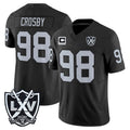 Yuxns LV.Raiders #98 Maxx Crosby Player Black 2026 Vapor Limited Home Game Stitched Jerseys