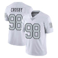 Yuxns LV.Raiders #98 Maxx Crosby Player White Limited Color Rush Home Game Stitched Jerseys