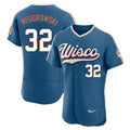 Yuxns M.Brewers #32 Jacob Misiorowski Player Blue 2026 City Connect Home Limited Elite Stitched Jerseys