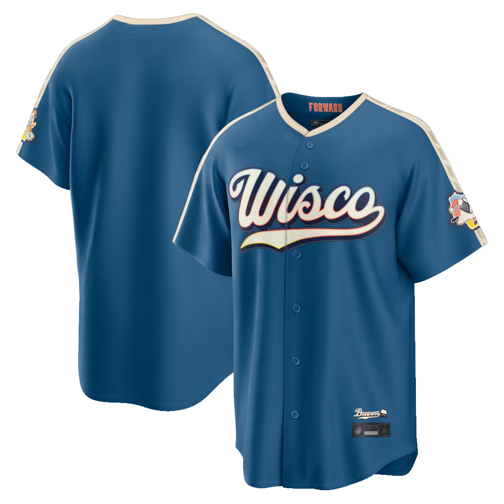 Yuxns M.Brewers ## Brewers Blank Player Blue 2026 City Connect Home Game Stitched Jerseys