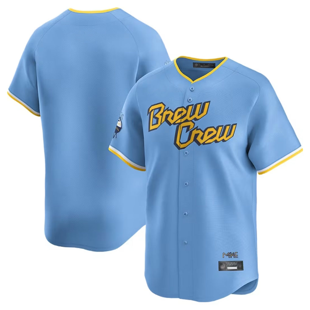 Yuxns M.Brewers ## Brewers Blank Player Light Blue City Connect Home Limited Stitched Jerseys
