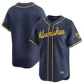 Yuxns M.Brewers ## Brewers Blank Player Navy Home Limited Stitched Jerseys