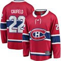 Yuxns M.Canadiens #22 Cole Caufield Red Home Breakaway Replica Jerseys