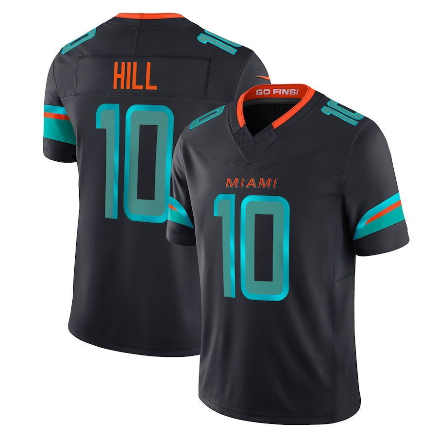 Yuxns M.Dolphins #10 Tyreek Hill Player Blue Rivalries Collection Vapor Limited Stitched Jerseys