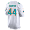 Yuxns M.Dolphins #44 Chop Robinson Player White Home Game Stitched Jerseys