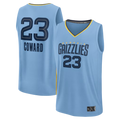 Yuxns M.Grizzlies #23 Cedric Coward Light Blue Fast Break Replica Player Stitched Jerseys- Statement Edition