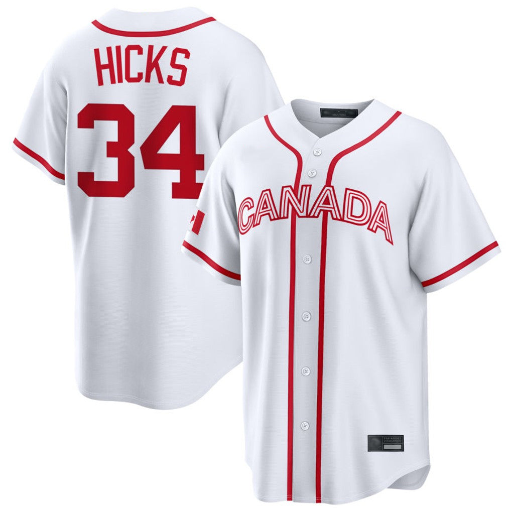 Yuxns M.Marlins #34 Liam Hicks Player White 2026 World Classic Home Pick-A-Player Stitched Jerseys
