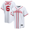Yuxns M.Marlins #6 Otto Lopez Player White 2026 World Classic Home Pick-A-Player Stitched Jerseys