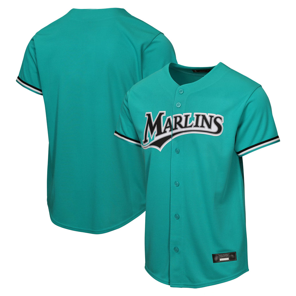 Yuxns M.Marlins ## Marlins Blank Player Teal Mitchell & Ness Cooperstown Collection Game Stitched Jerseys