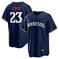 Yuxns M.Twins #23 Royce Lewis Player Navy Replica Alternate Home Stitched Jerseys